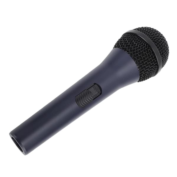 Kablet dynamisk metalmikrofon med ergonomisk net til karaoke og udendørs sang