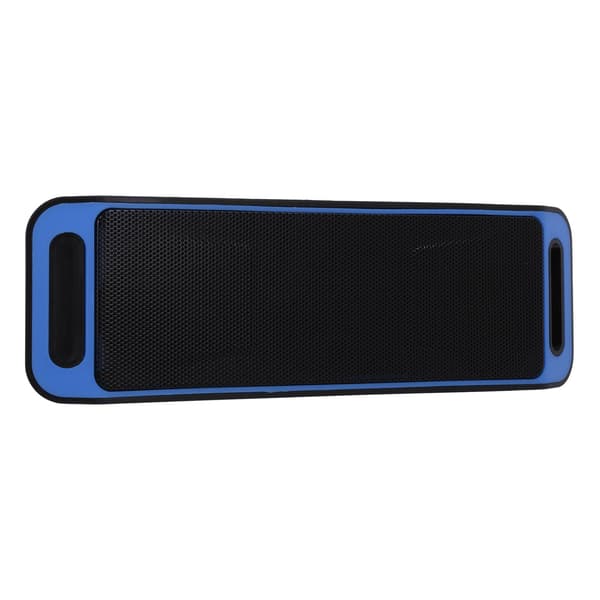 Bärbar trådlös Bluetooth-högtalare Mini med dubbla högtalare, multifunktionell, blå