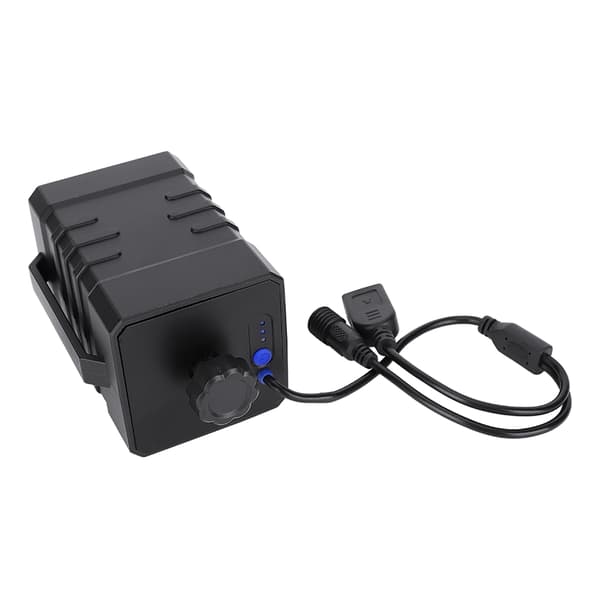 Vattentätt bärbart batterifodral för cykellampa med 5V 2A USB-laddare