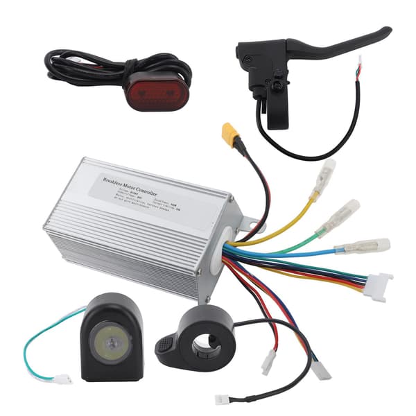 36V 350W El-løbehjul Controller Kit med Display, Gas, Bremse og Lys til Xiaomi