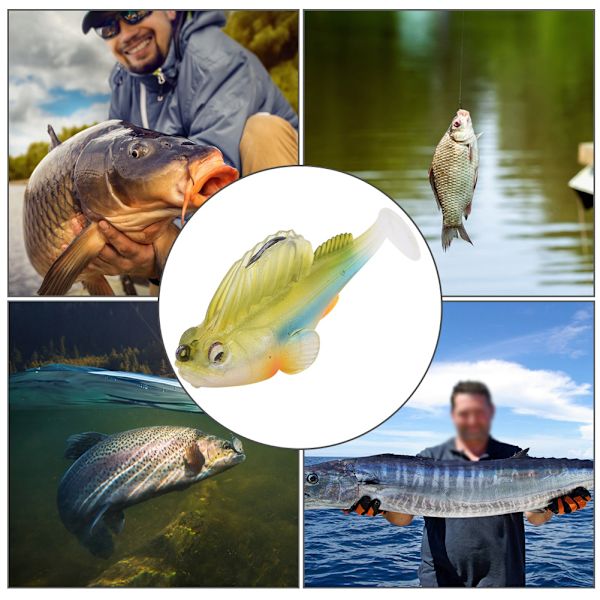 3 kpl Fat Head Swimbaits -viehesarja 3D-silmällä ja piilotetulla koukulla 005