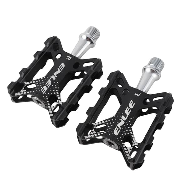 Cykelpedaler i aluminiumslegering til foldecykler og MTB'er, bred platform, letvægt