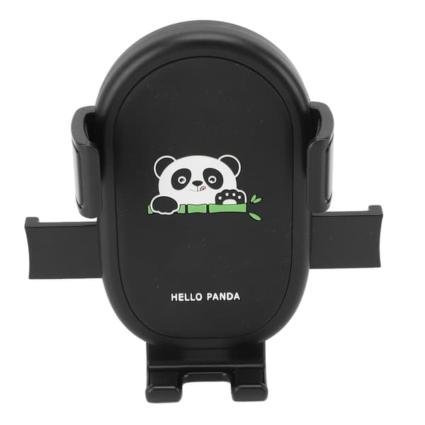 Panda Standard Cykeltelefonholder med Stødabsorbering og Quick Release til Scooter/Motorcykel - Sort