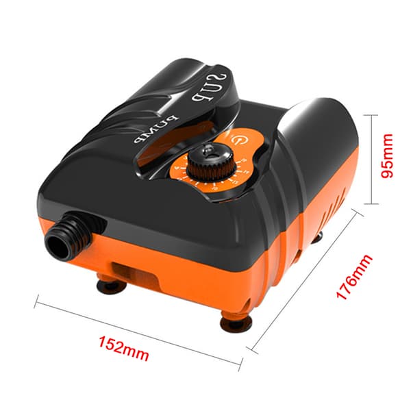 Elektrisk Luftpump 16PSI Bärbar Luftkompressor 110W för Paddleboard, Pool, Båt