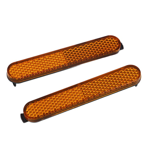 1 par reflekterande remsor för Xiaomi MI3 PRO2 elscooter - Fram, bak, sida, hjul - Nattsäkerhet