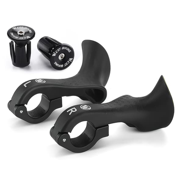 Komfortable fluorescerende sykkelstyreender med ergonomisk design, nylon sykkeltilbehør