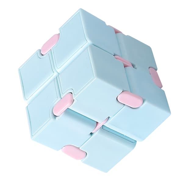 Macaron Blå Speed Puzzle - Fleksibelt Bærbart Pædagogisk Legetøj til Børn og Voksne