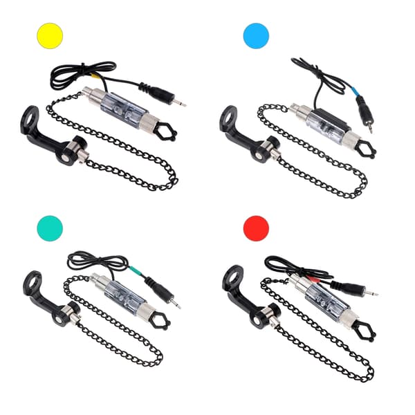 Fiskesvinger med belyst LED jern-swingerkæde bideindikator