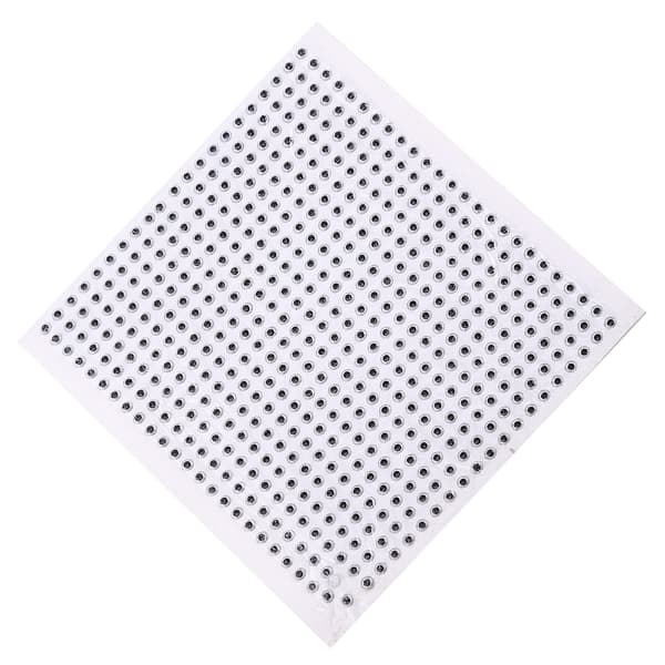 500 st 3D Epoxy Fiskedragsögon för Flugbindning DIY Hantverk (silver, 5mm)