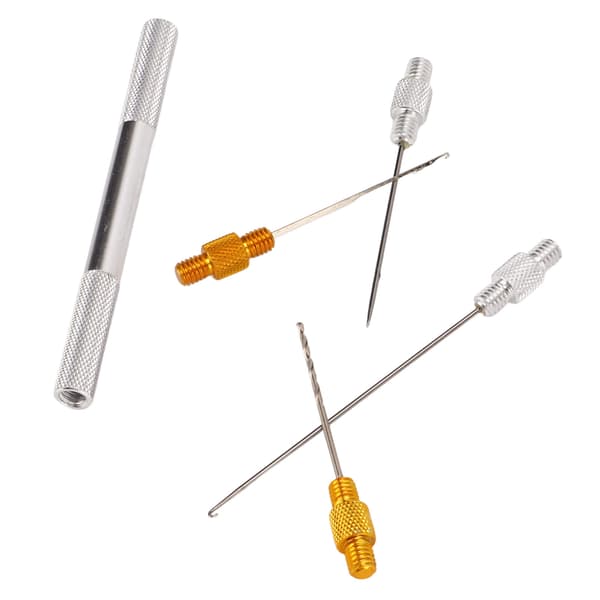 Fiskedrag Nålsats, Robust Aluminiumlegering, Bärbar, Halkfri, Rostfri