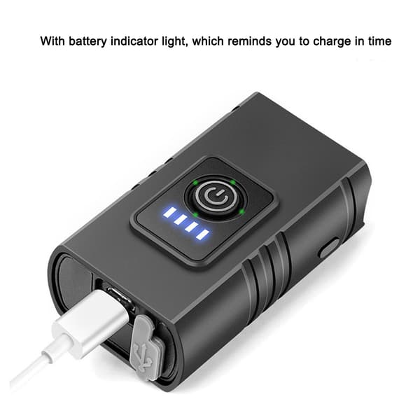 LED Sykkel Frontlys 1000LM USB Oppladbart Vanntett 6 Moduser MTB
