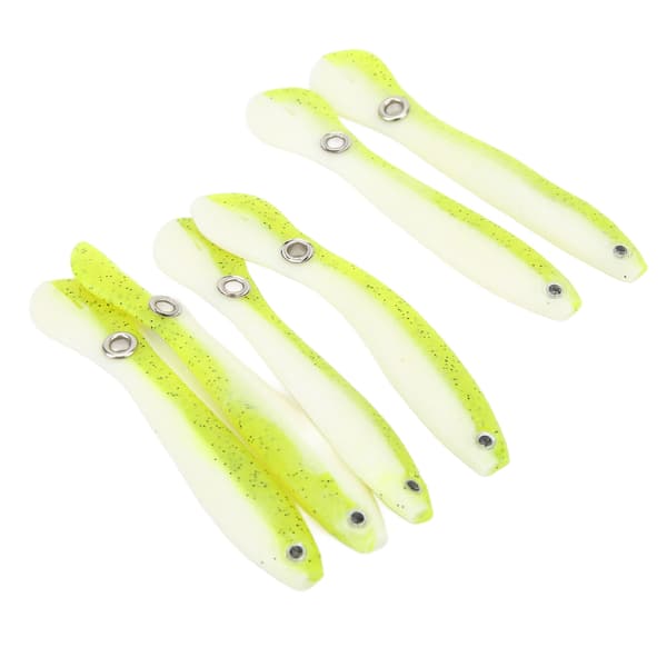 PCS Wobble Tail Loach Bløde Fiskelokker 10cm 6g Bicolor Silikone