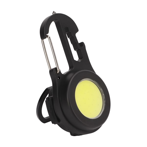 Mini Multifunktionel LED Lommelygte USB Nøglering COB Bærbart Udendørs Arbejdslys