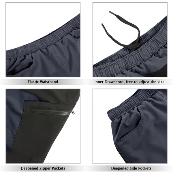 TOMSHOO 3D Cykelshorts med åndbar polstring, polyester, til MTB og udendørssport
