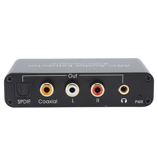 DAC ARC-omformer lyduttrekker med volumkontroll 192KHz optisk/koaksial inngang