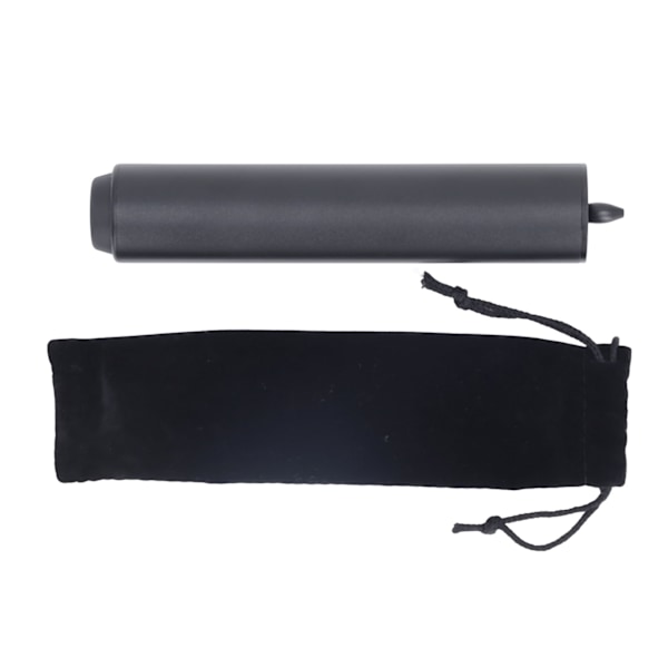 6-tommer billardkøforlænger, aluminiumslegering, billardtilbehør med bagkappe.