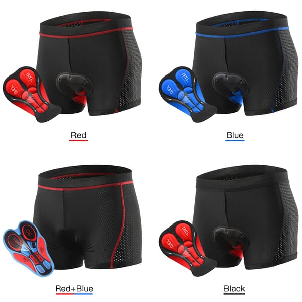 Cykelunderbukser til mænd med åndbar gelpolstring, MTB-cykelshorts