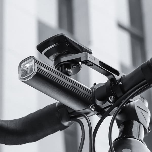Forlængerbeslag til cykelstyr til computer, lygte, kamera og kilometertæller - aluminiumslegering