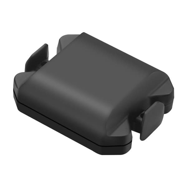 Trådløs hastigheds- og kadencesensor til cykler, IP67-klassificeret, ANT+ og Bluetooth-kompatibel.