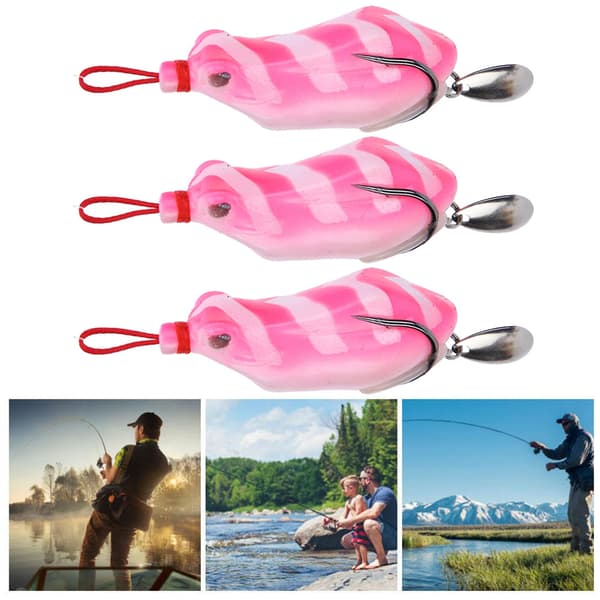 3 st paljetter simuleringsfiskedrag 5,5 cm #1 fisketillbehör