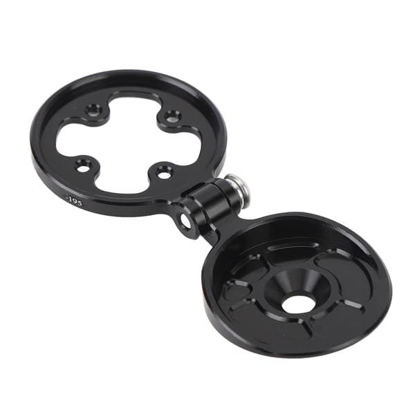 Aerodynamisk Cykelcomputerholder med 4 Adaptere til Wahoo Elemnt Edge, Lavet af Aluminiumslegering