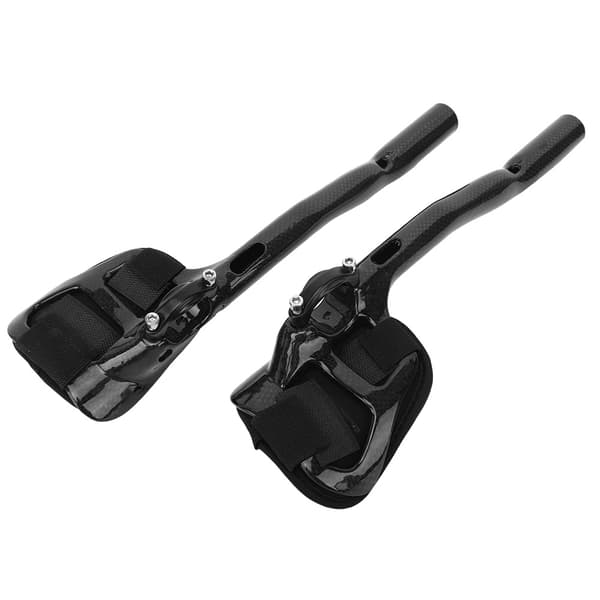 Karbonfiber T800 Ergonomisk Landeveissykkelstyre, Svart