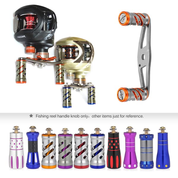 Erstatningsknopgreb til fiskehjul, spinning, baitcasting, tilbehør i aluminiumslegering