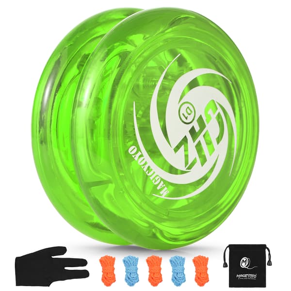 Responsiv Yoyo til børn med 5 udskiftningssnore, handske og opbevaringspose til begyndere