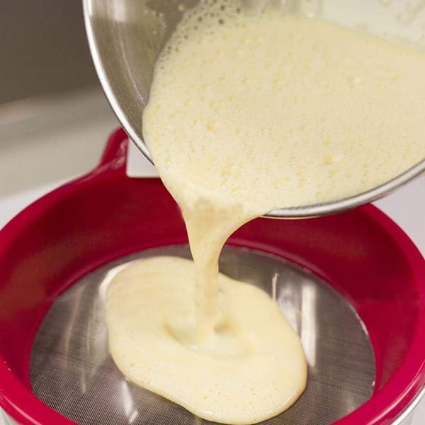 Mel-si sig i rustfrit stål med fint net til mad, te, sukker, mel