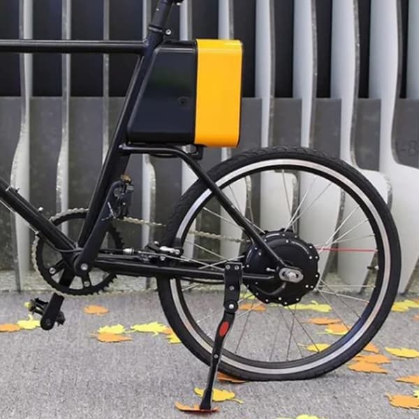 Skridsikker sidestøtte i aluminiumslegering til landevejs- og mountainbikes, sort