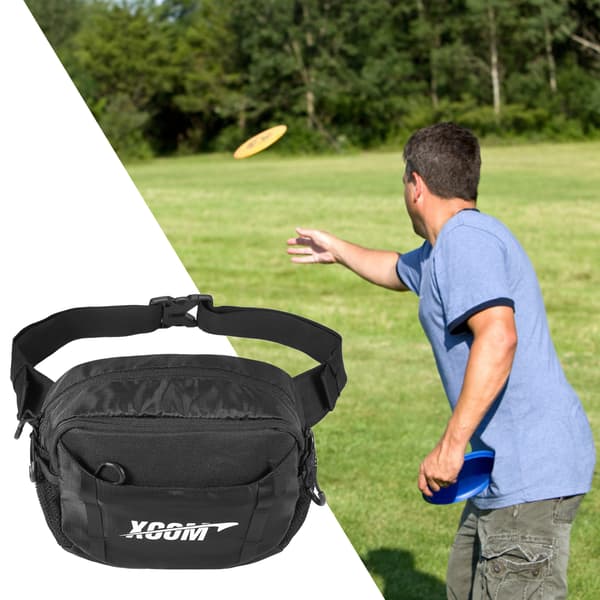 Justerbar taljetaske til discgolf med holder til op til 5 discs - Let og holdbar