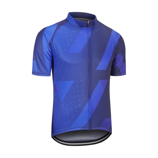 Cykelklädesset för män med tröja och shorts med elastisk skumvaddering