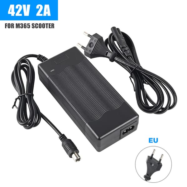 Lader for elektrisk sparkesykkel 42V 2A strømadapter kompatibel med Xiaomi M365