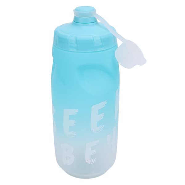 Cykelvattenflaska 650ml PP5 TPE Vattentät med Dammtät Silikonkork Gradient Blå Vit