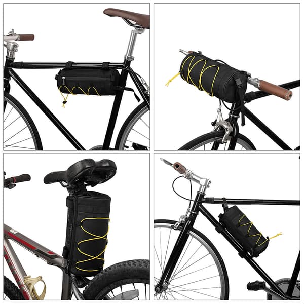 Multifunktionell cykelväska, främre styrväska, MTB-ramväska, axelväska, 2,5L