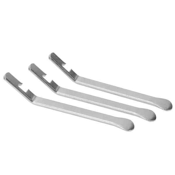 3-delt sykkeldekkspak, lett rustfritt stål, ergonomisk design, hurtigutløser