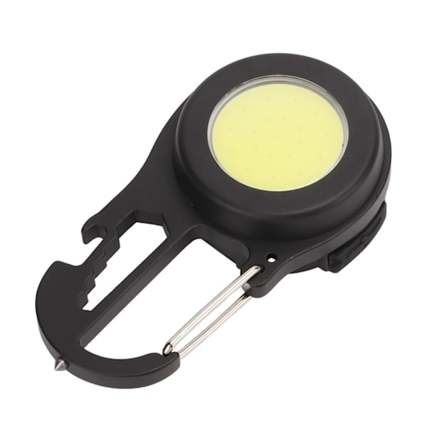 Mini Multifunktionel LED Lommelygte USB Nøglering COB Bærbart Udendørs Arbejdslys