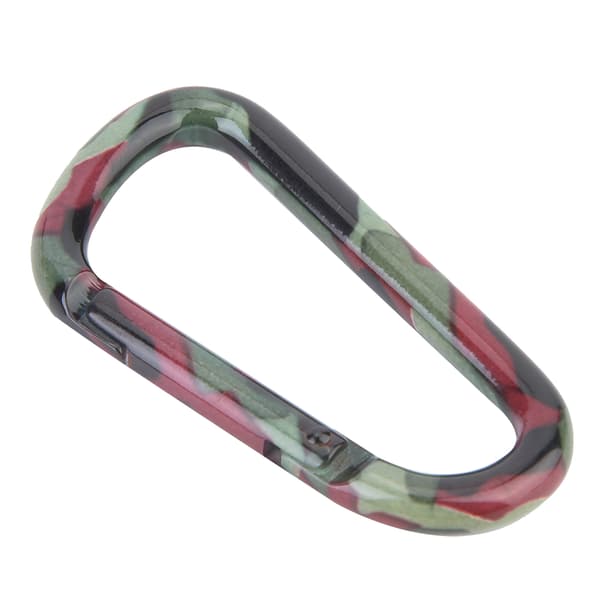 Karabinhage i aluminiumslegering D-krog 6*3,1 cm til bjergbestigning, camping, nøglering #4