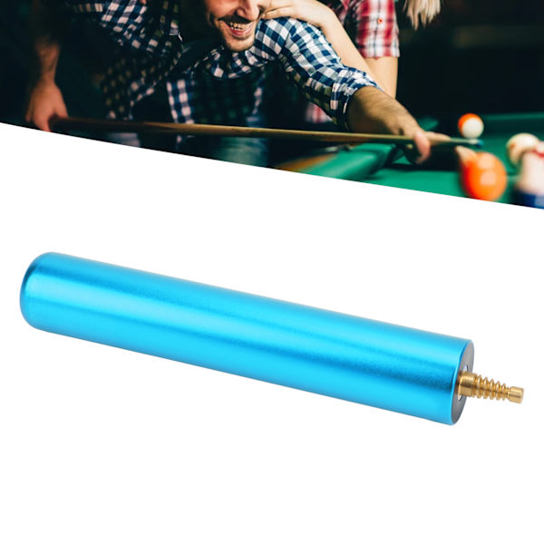 6-tommer billardkøforlænger i aluminiumslegering til pool og snooker - blå