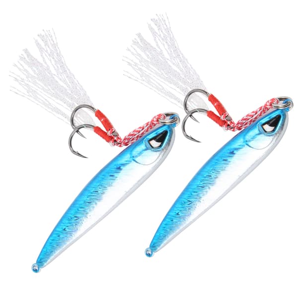 2 stk. fiskelokker med simulerede 3D-øjne Wobbler Crankbait til bas, ørred og gedde