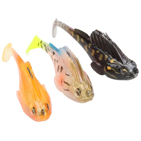 3 st mjuka fiskebeten Jumper Sinking Sharp Hook Konstgjort fiskedrag