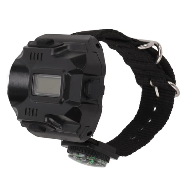 Genopladelig USB LED Håndledslygte, Ur med Lys til Camping, Udendørs Aktiviteter
