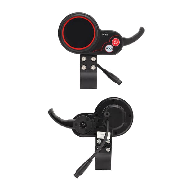 LCD-displaypanel för KUGOO M4 elscooter, 6-stift, vattentät med USB-port