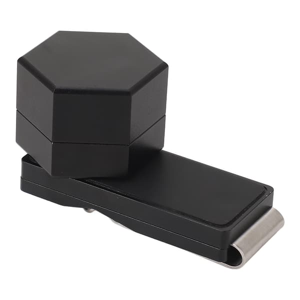 Bærbar Mini Hexagonal Magisk Billard Kridtholder med Klips og Køpude