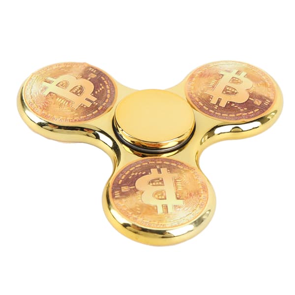 ABS Fingerspids Spinner med Sensorisk Elektrode, Anti-Stress, Stabilt Spindelegetøj, Guld