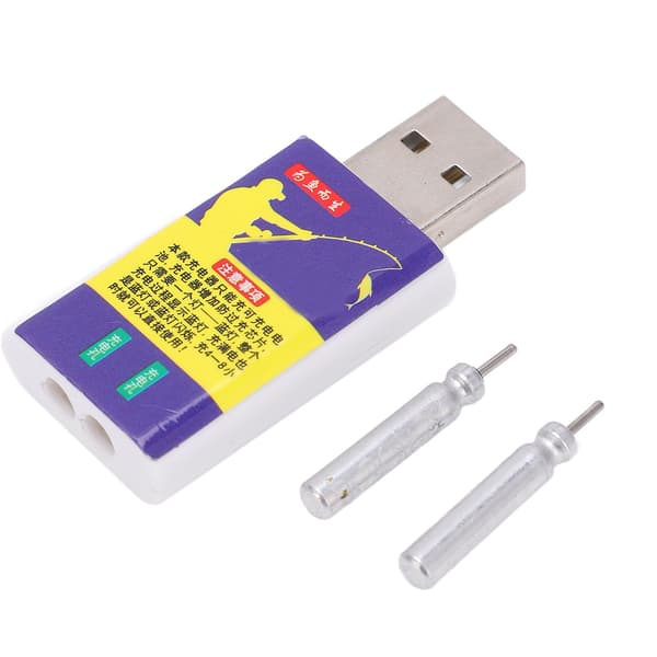 Oppladbart USB litiumbatteri for nattfiske-dupp PC CR425 280mAh 3V