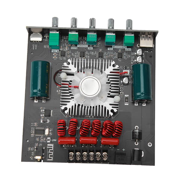Bluetooth 2.1-kanals effektforstærkerkort TDA7498E bas- og diskantkontrol 160Wx2+220W