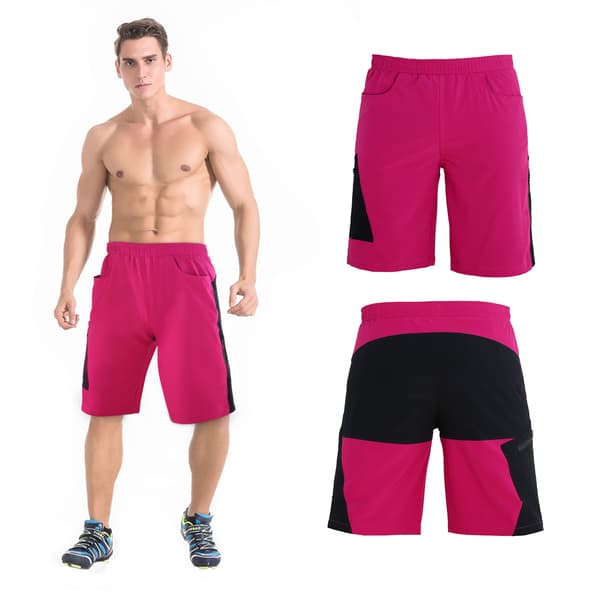 TOMSHOO Herr 3D-vadderade cykelshorts, andningsbara, vid passform, MTB utomhussport