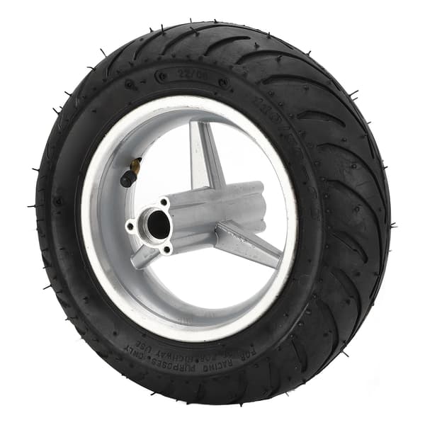 Elscooter bakdäck med aluminiumfälg 110 50 6.5 Halkfritt gummi