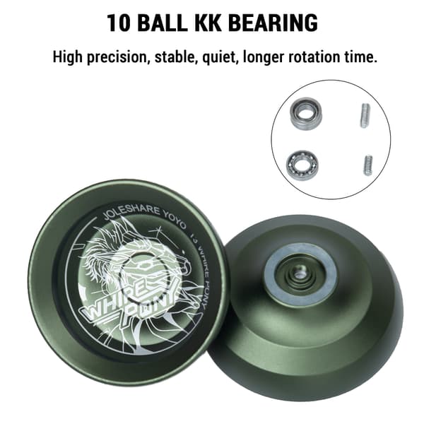 Professionel Yo-Yo-kugle i aluminiumslegering til konkurrence med præcisionslejer og strenge